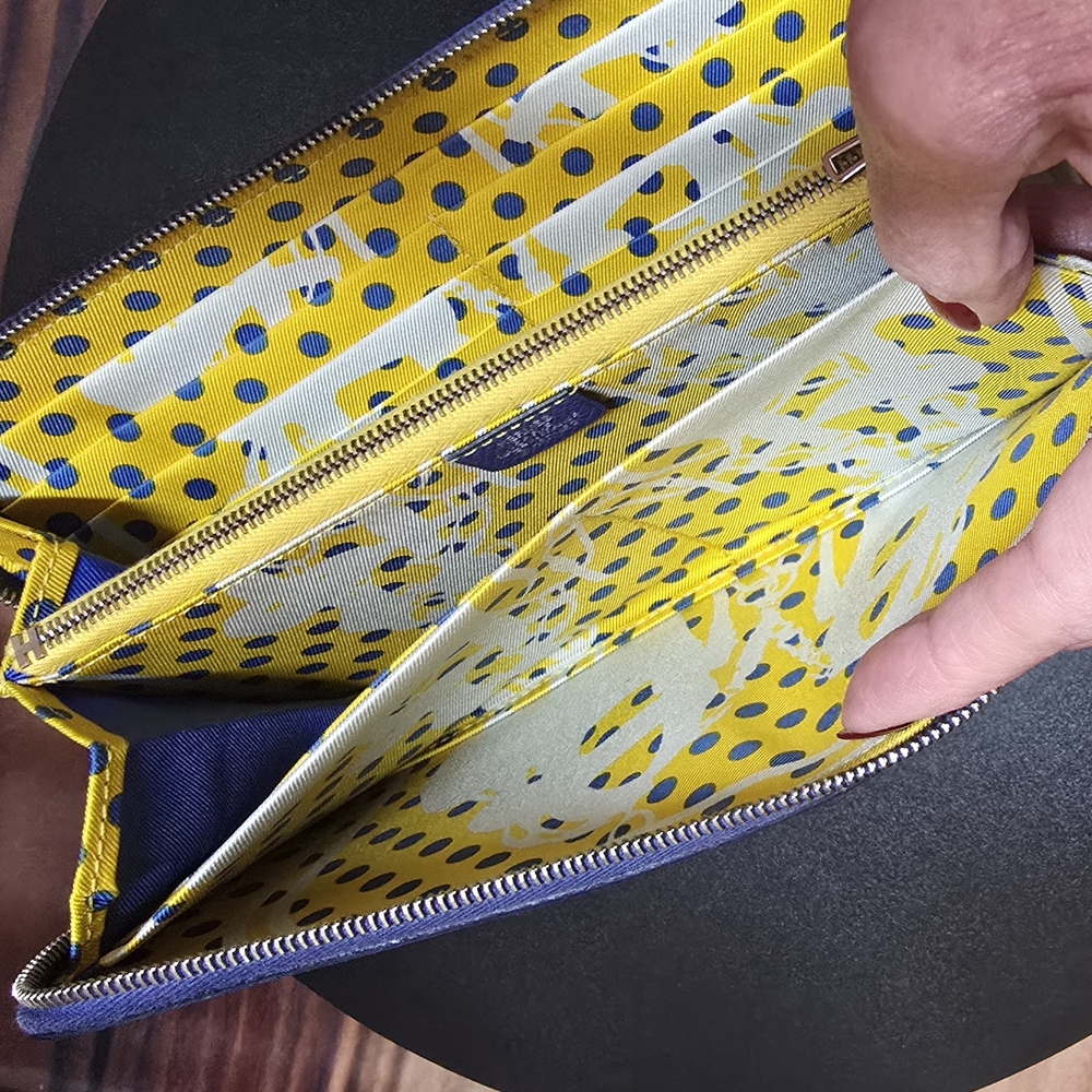 Hermes Azap Silk'in Long Wallet - EUC - RARE - COA - Picture 8 of 16
